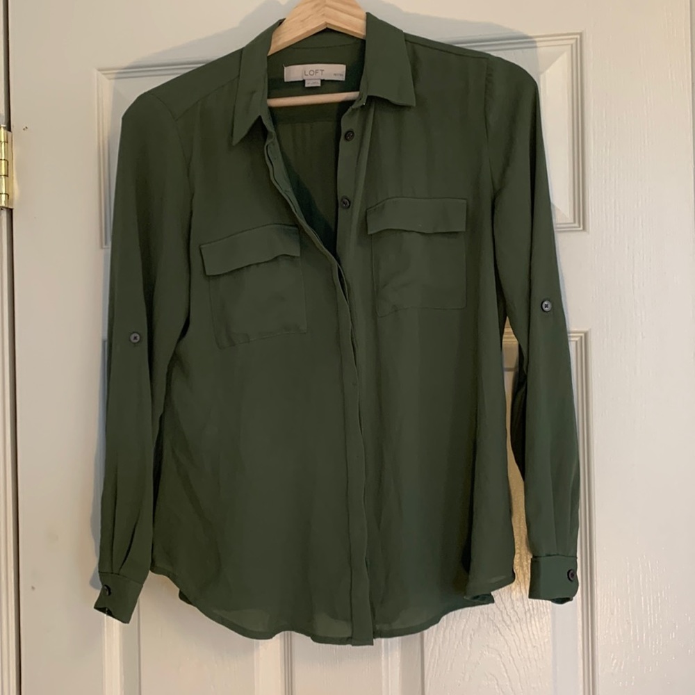 Green Loft dress shirt